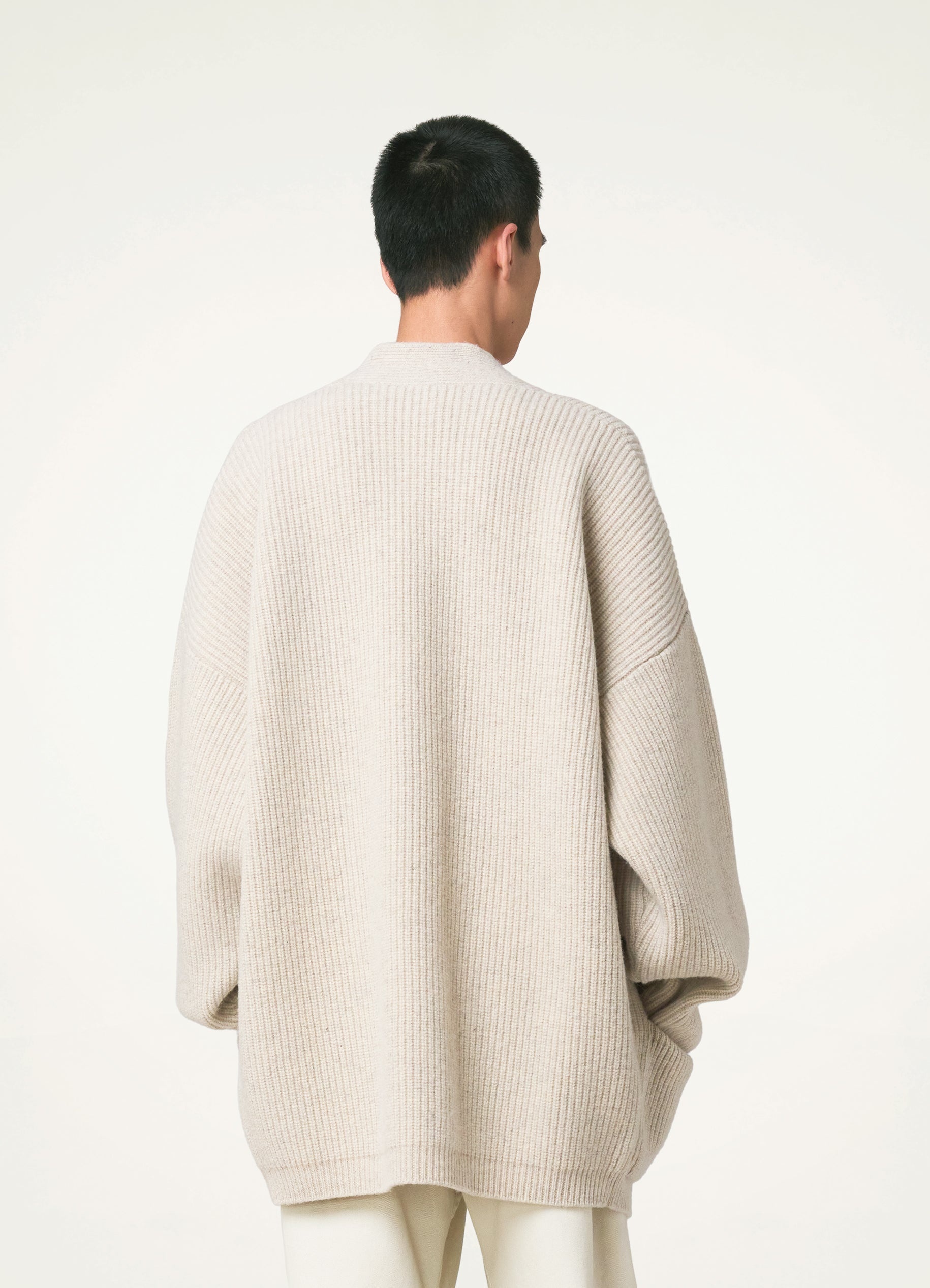 FELTED CARDIGAN COAT - 6