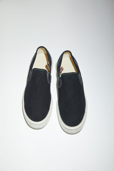 Acne Studios Slip on sneakers - Black/off white outlook