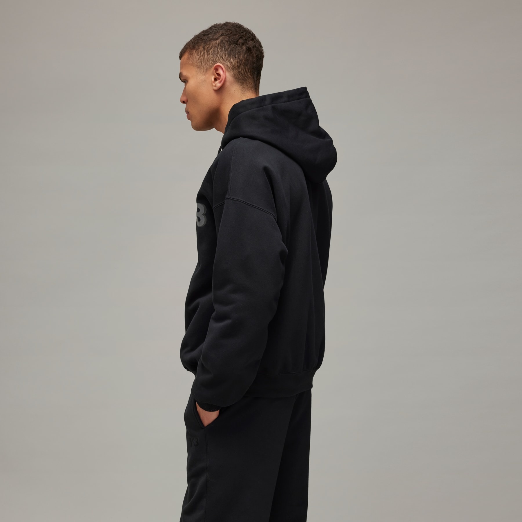 Y 3 Y 3 Logo Zip Hoodie REVERSIBLE
