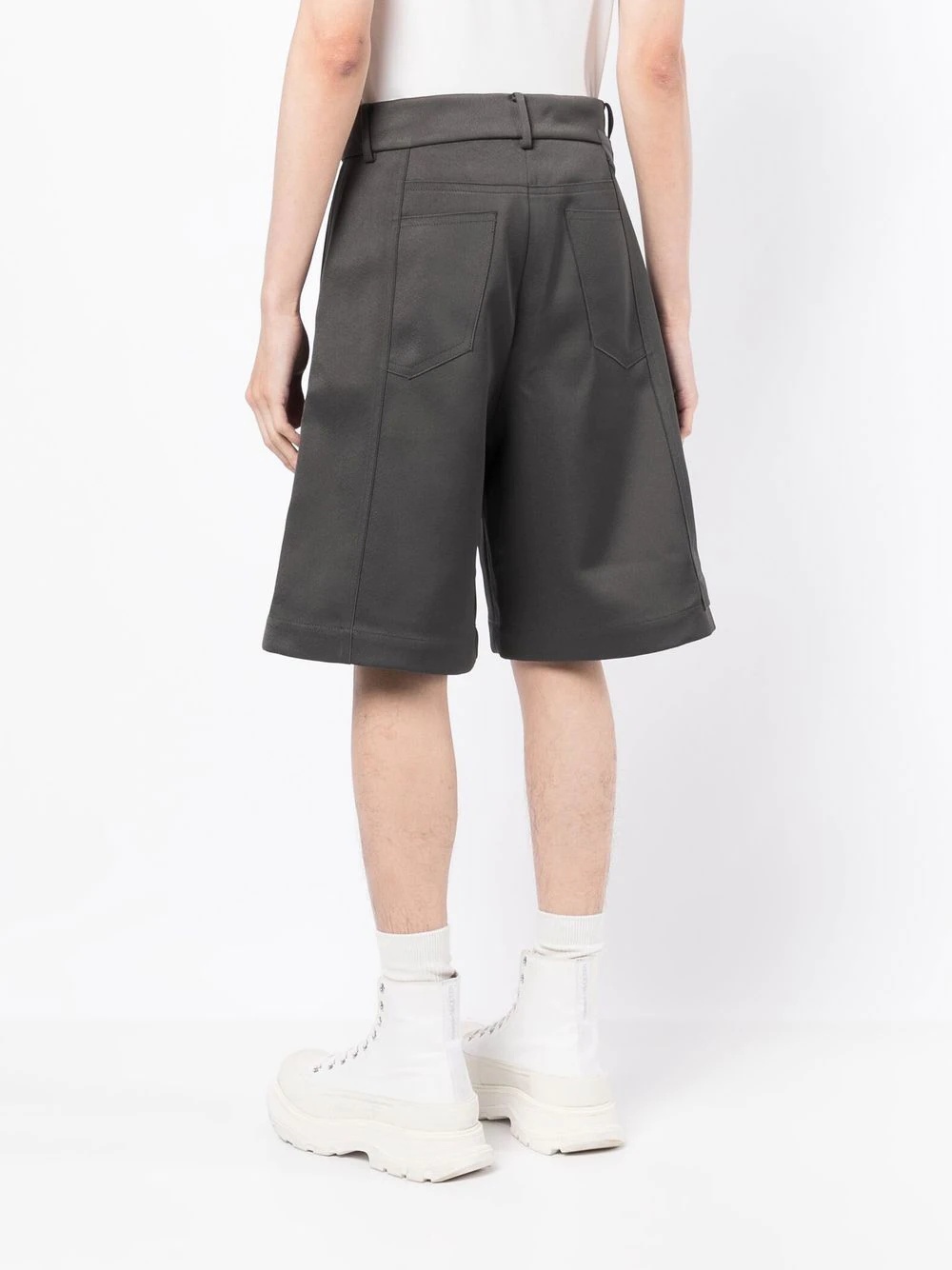 contrast-panel shorts - 4