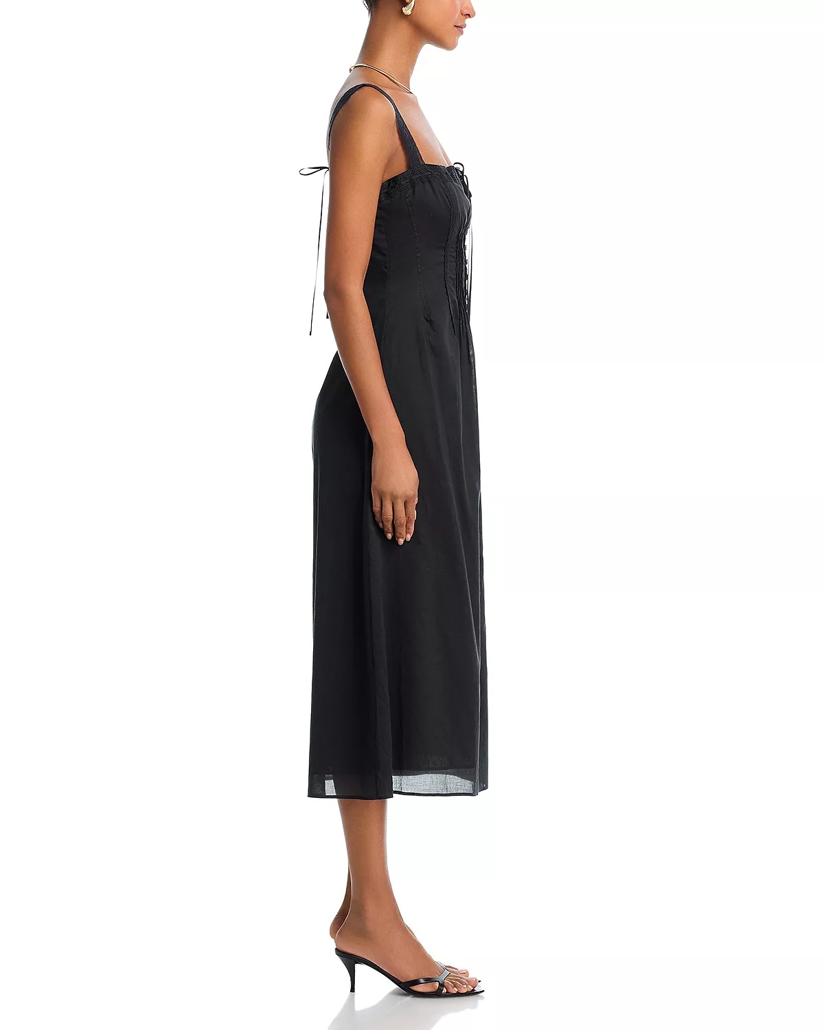 Matilde Lace Trim Midi Dress - 5