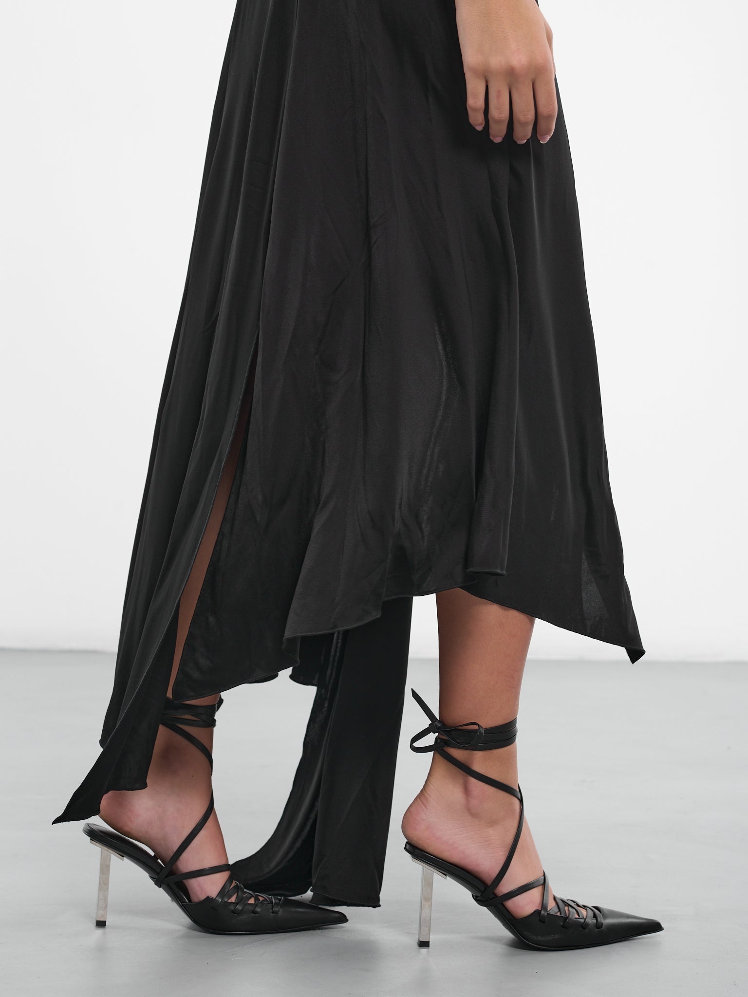 Draped Midi Dress - 5