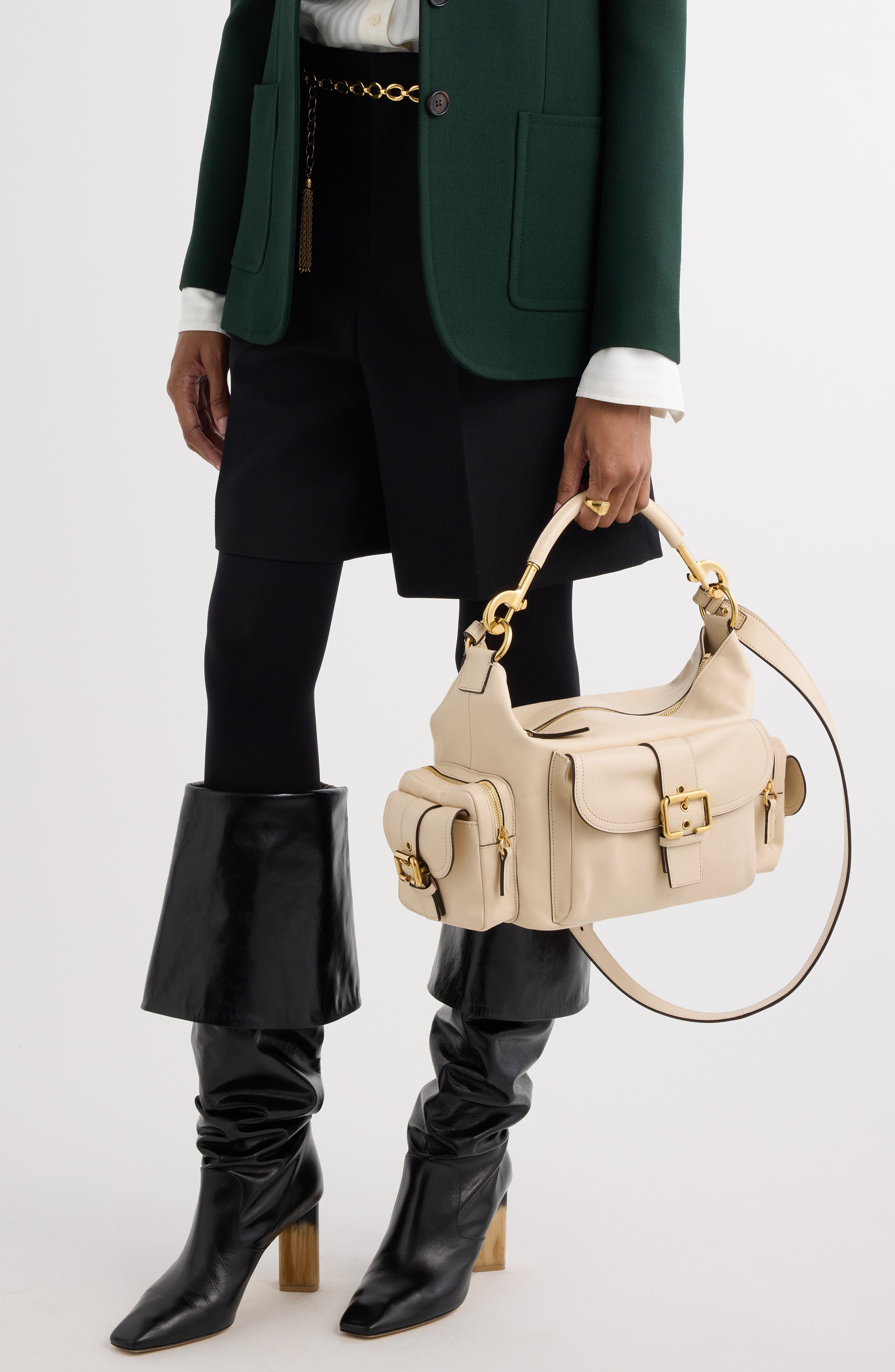Chloé Large Leather Camera Bag in 20E Boyish Brown at Nordstrom - 2