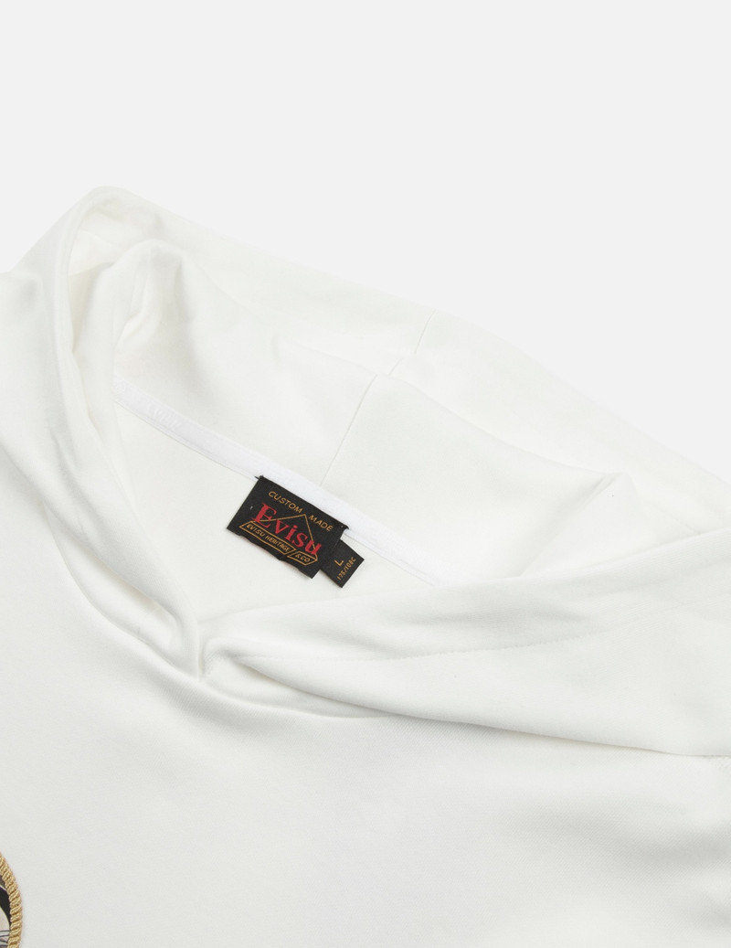 DEER AND TREASURE-PATTERN SEAGULL PRINT LOOSE FIT HOODIE 8