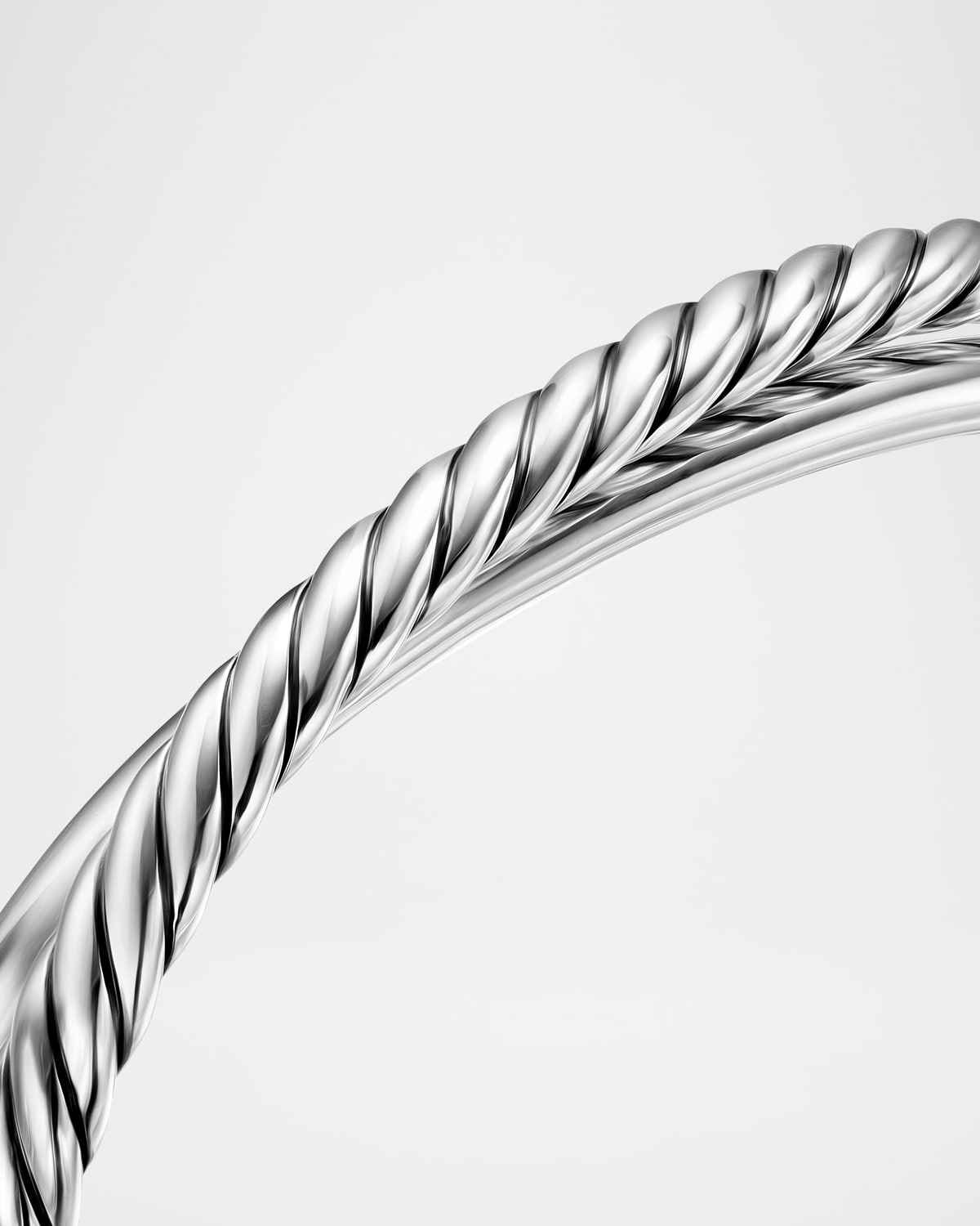 Crossover 2 Row Bracelet in Silver, 11mm - 4