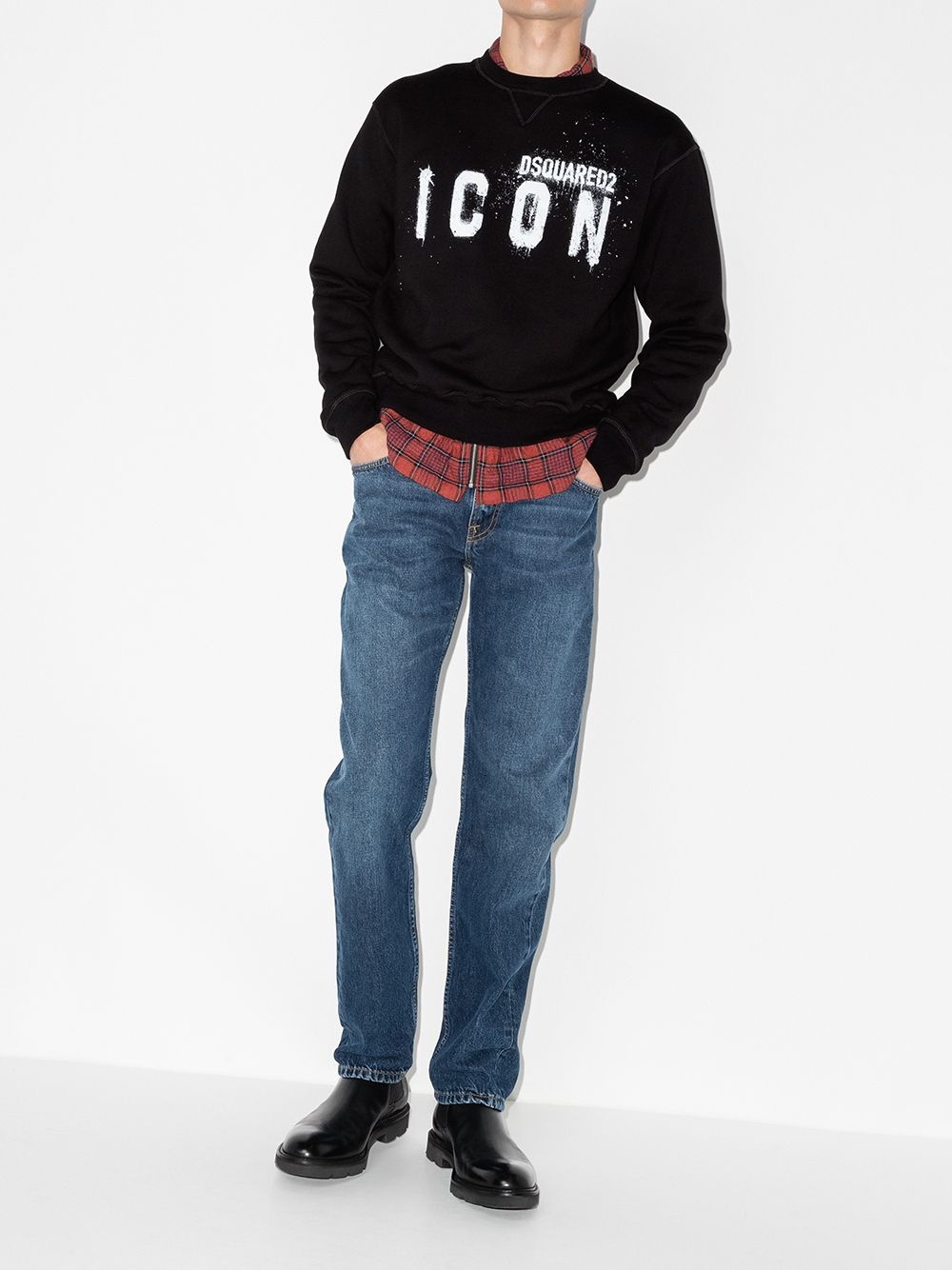 Spray Icon crew-neck sweatshirt - 5