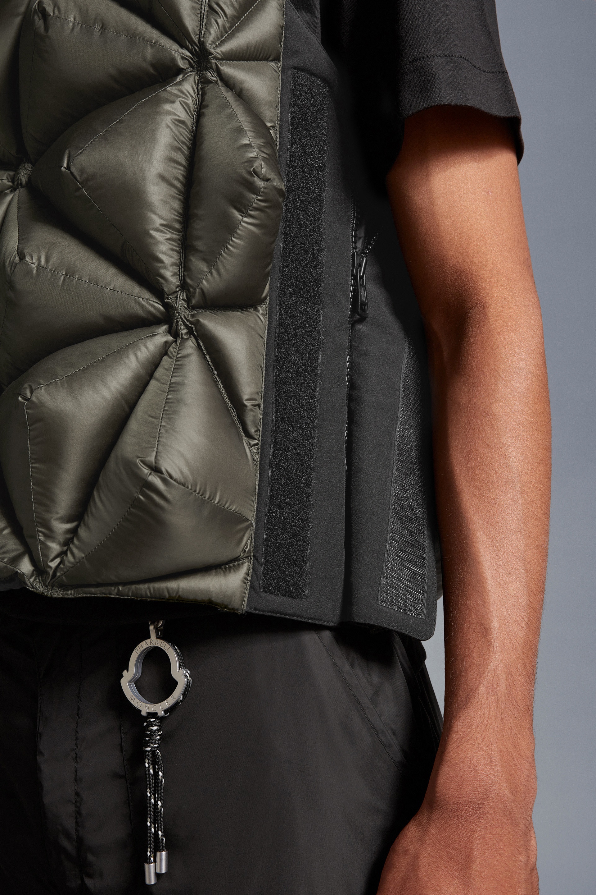 Men Leather Down Vest