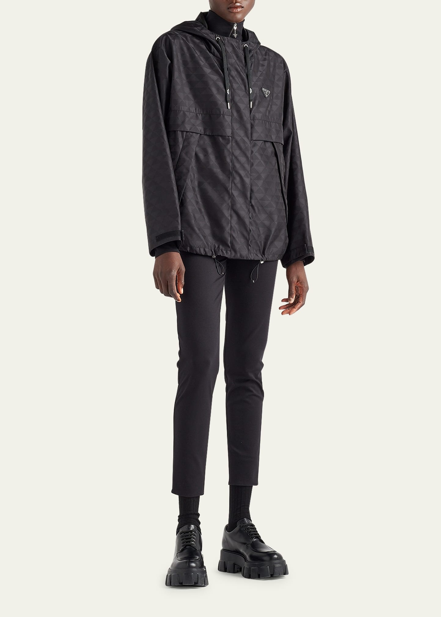 Printed Nylon Zip-Front Jacket - 2