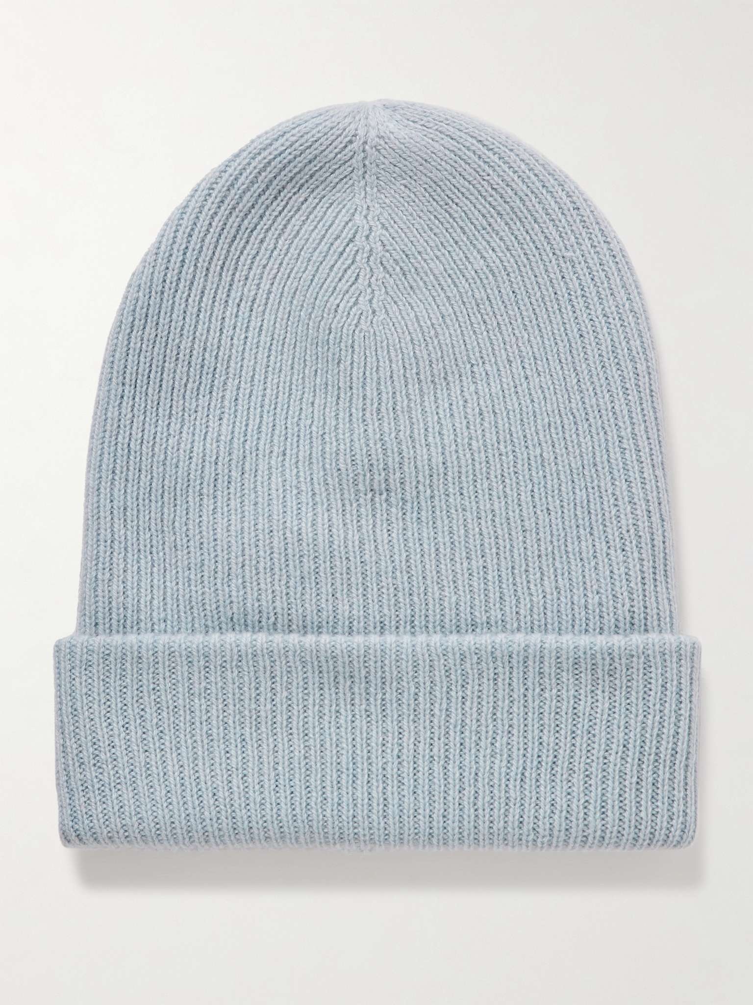 Parker Ribbed Cashmere Beanie - 1
