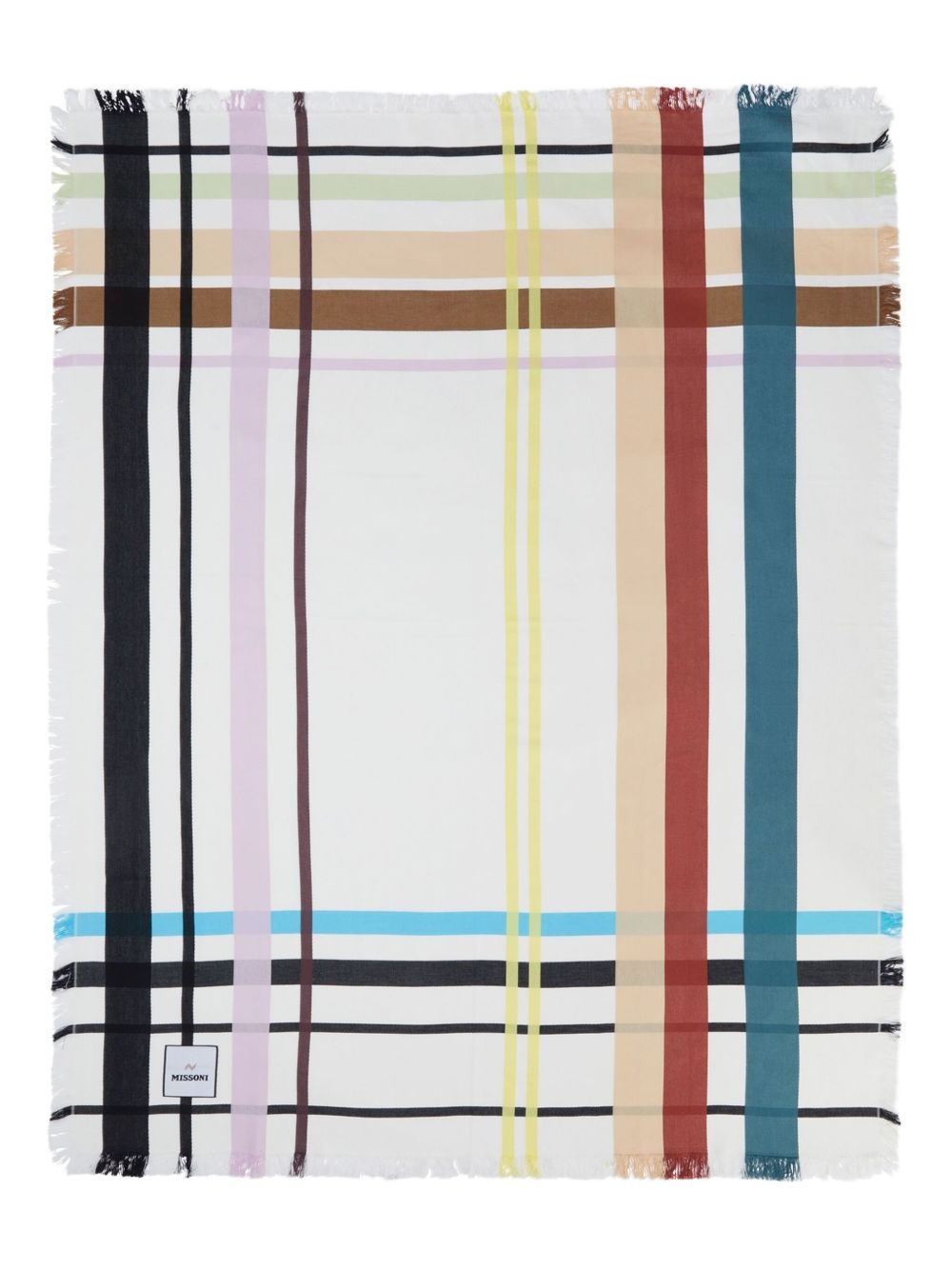 Scozzese plaid-patterned beach towel - 2