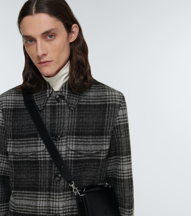 Checked wool jacket 5