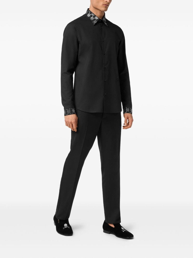 PHILIPP PLEIN monogram-embellished shirt outlook