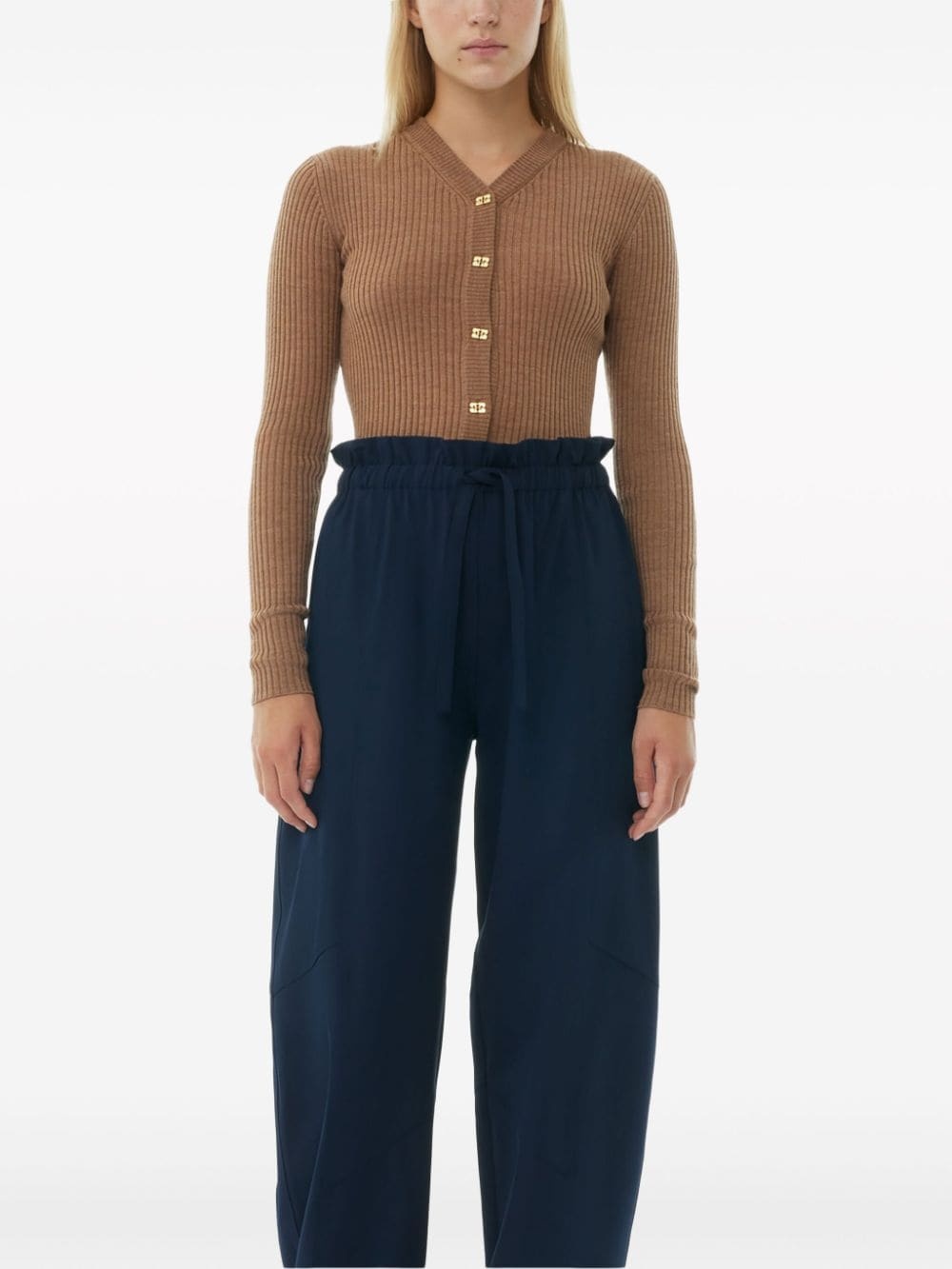 elasticated-waist trousers - 5