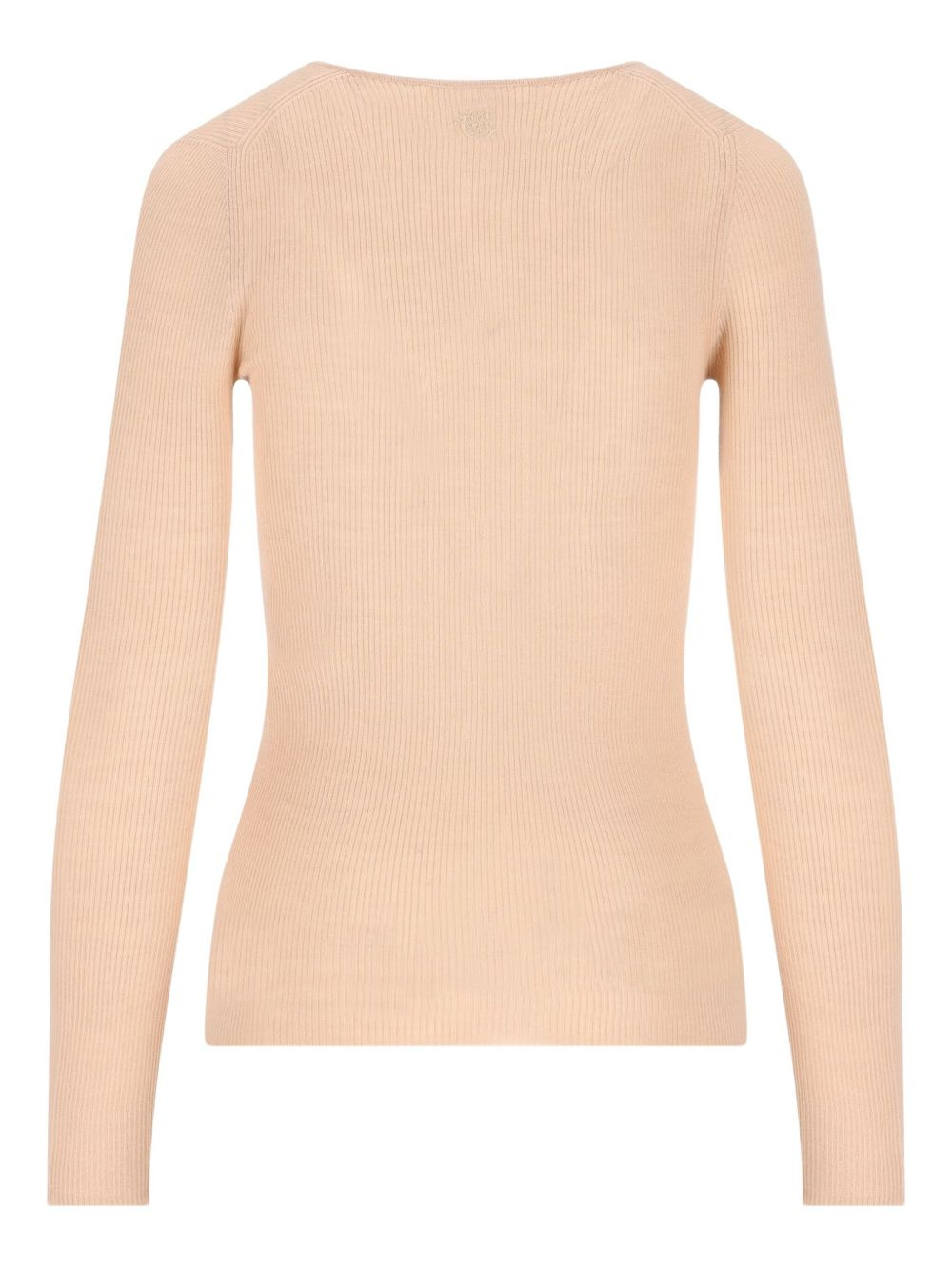 Henley ribbed button-front T-shirt - 2