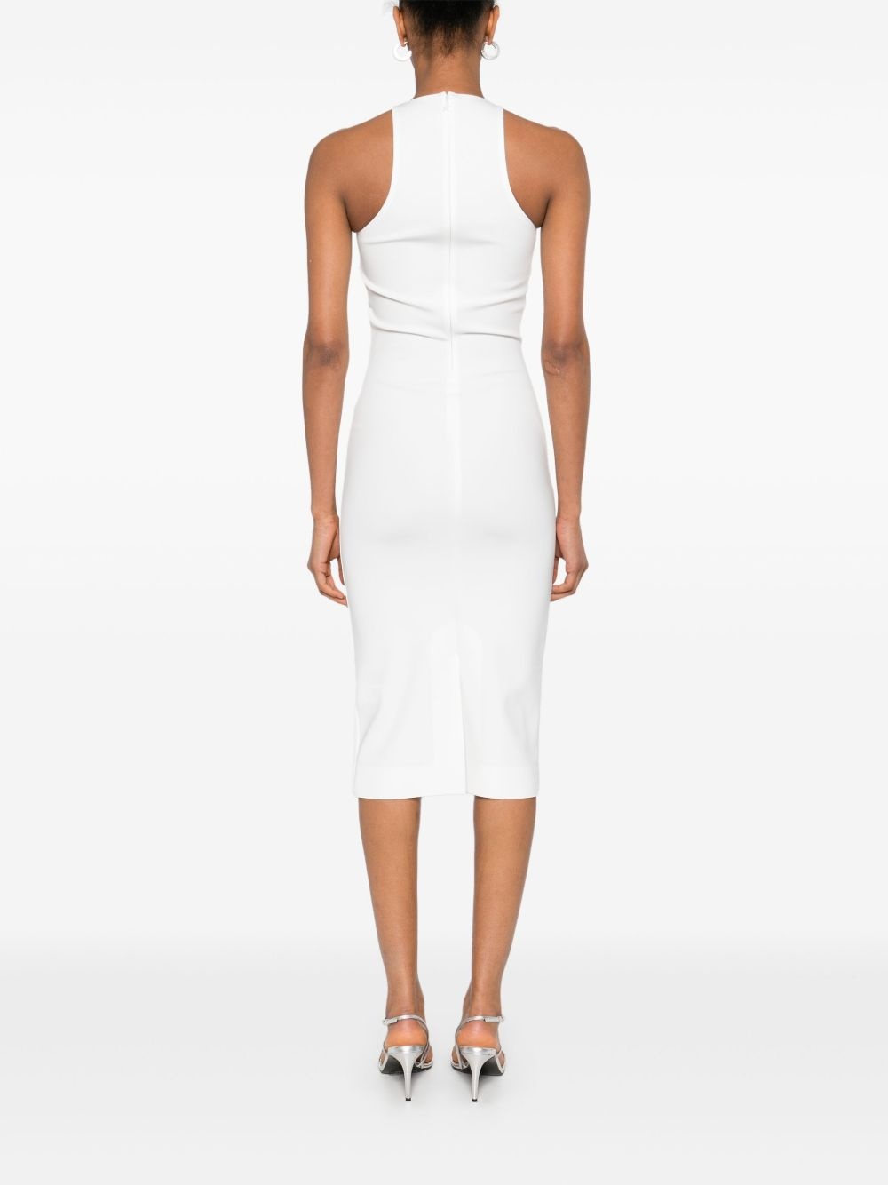 star-motif sleeveless midi dress - 4