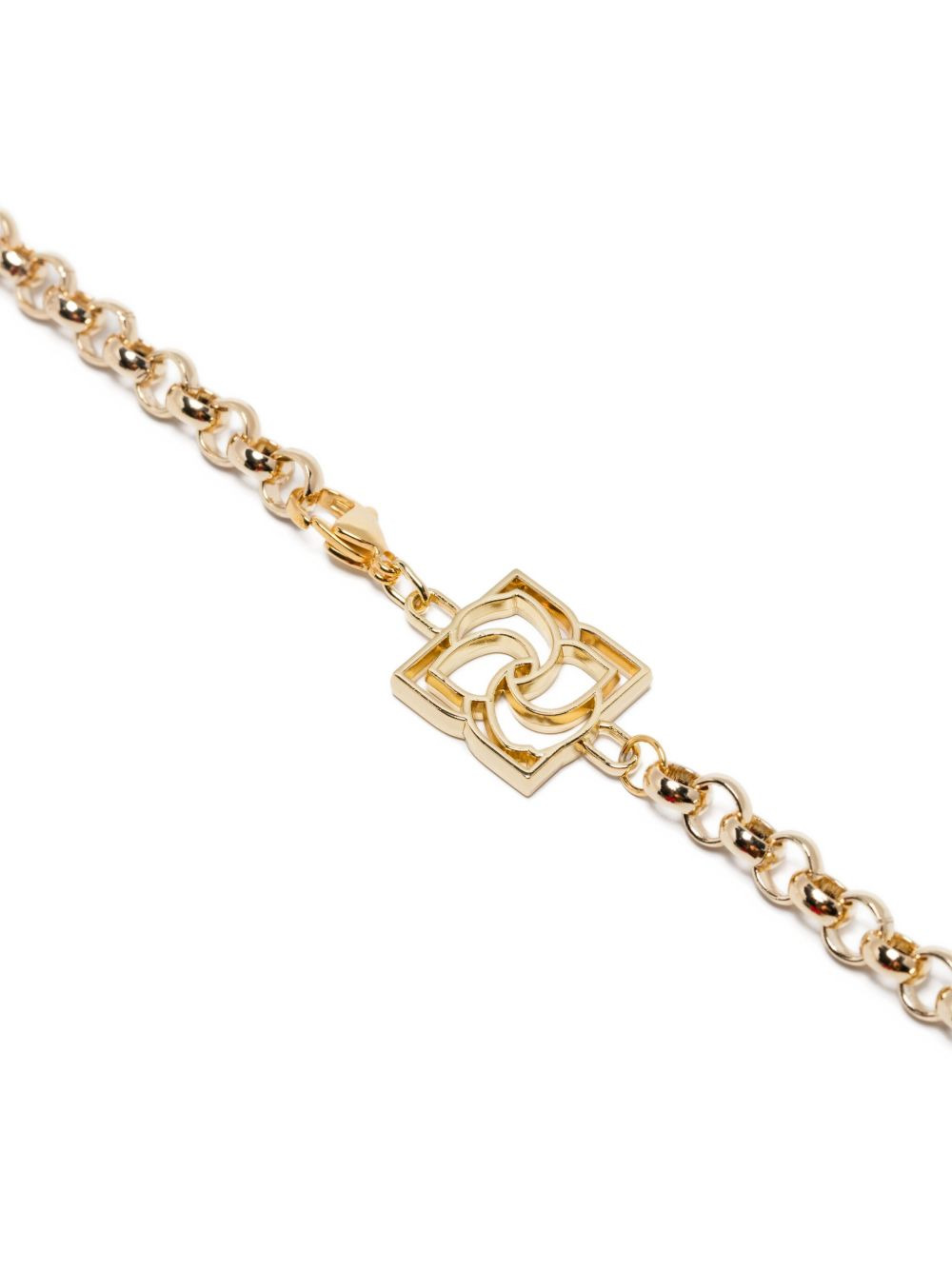 crochet-rose chain necklace - 3