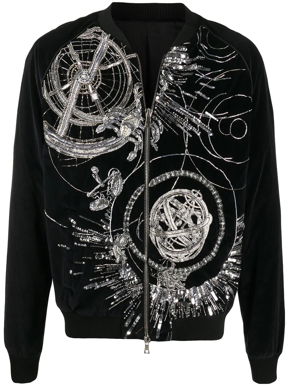 embroidered bomber jacket - 1