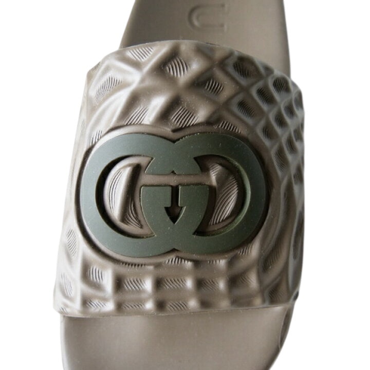 Gucci Interlocking G Rubber Slides - 2