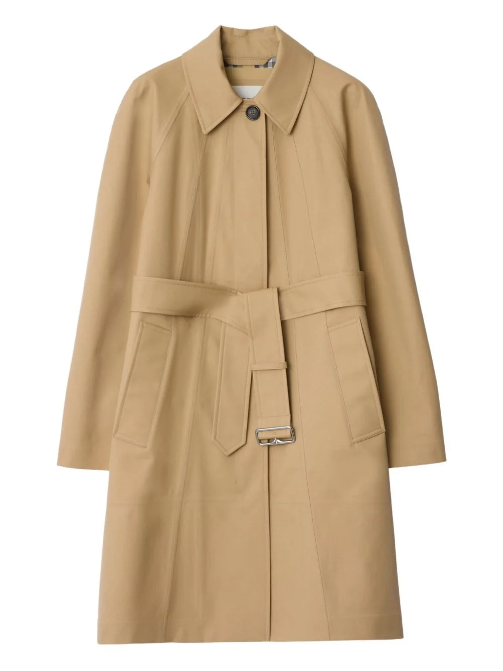 bonded cotton trench coat - 1