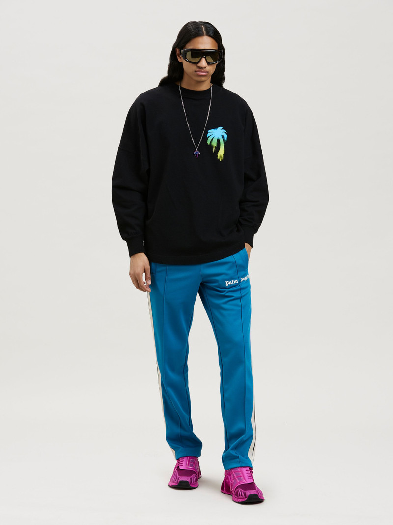 Palm Angels SPRAYED PALM LOGO OVER TEE LONG SLEEVES outlook