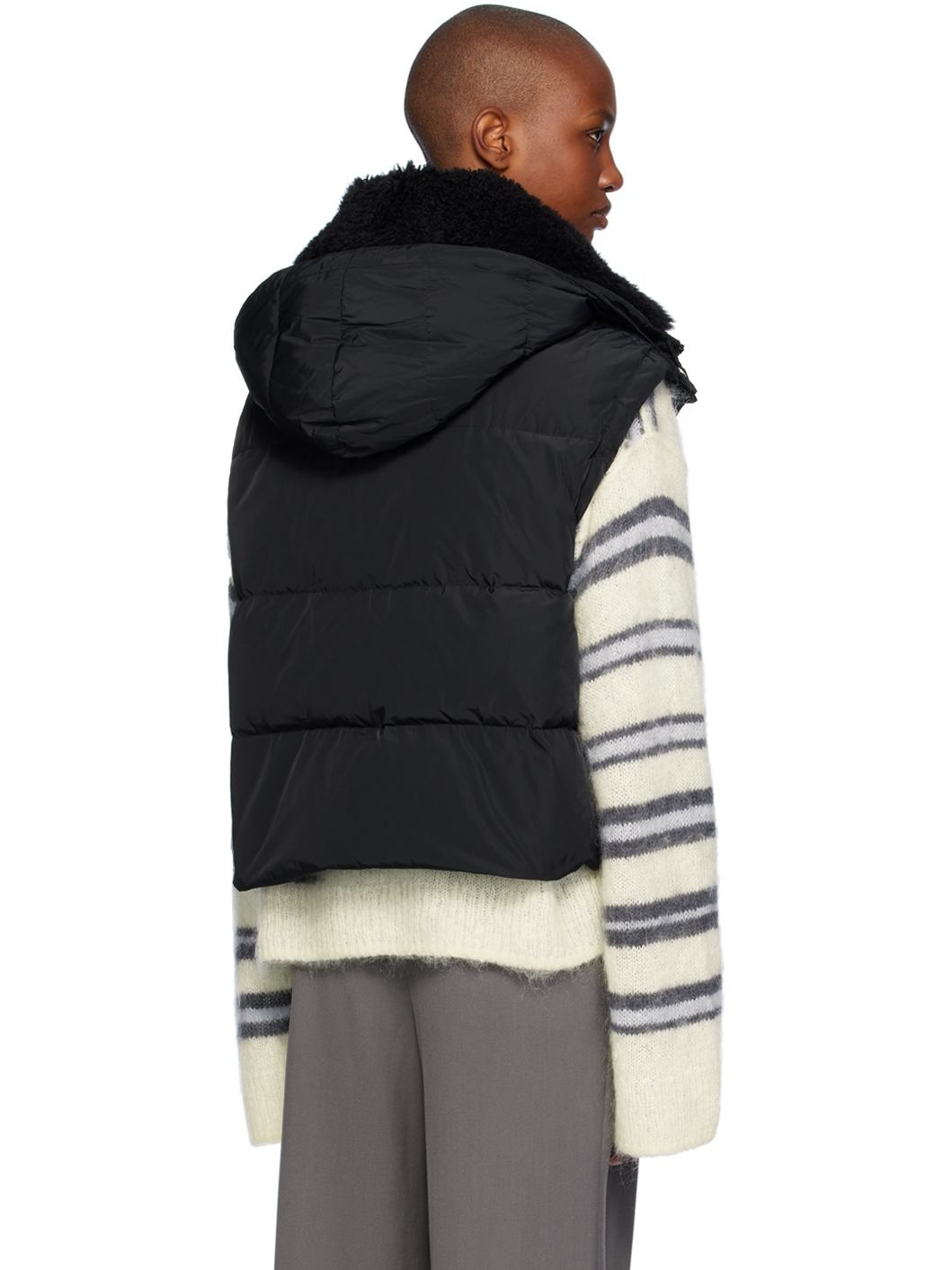 Black Ultralight Down Vest - 3