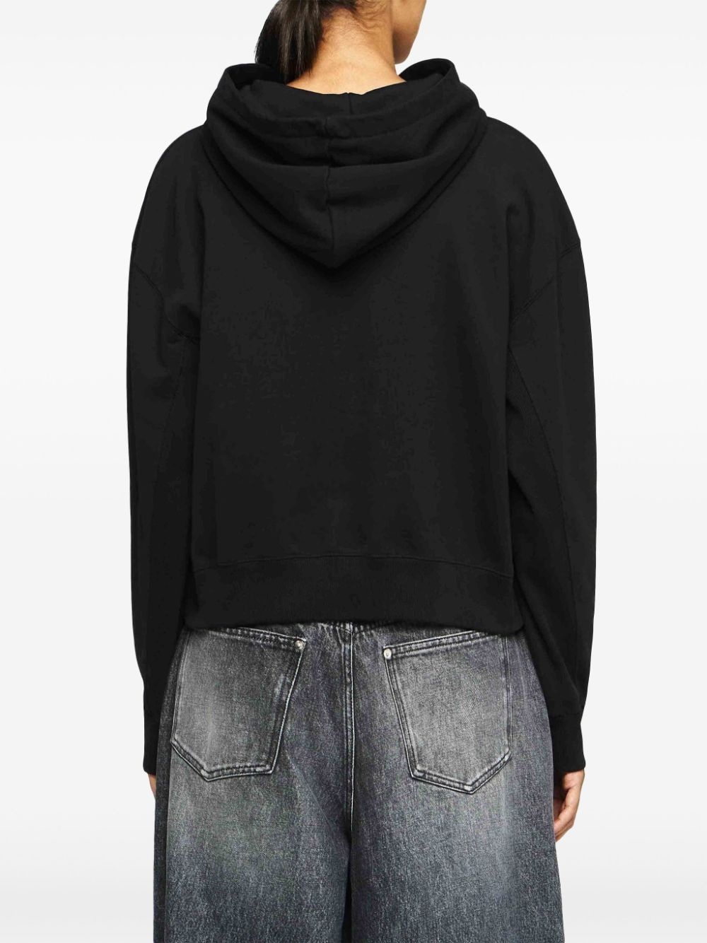 Anchor-embroidered hoodie - 4