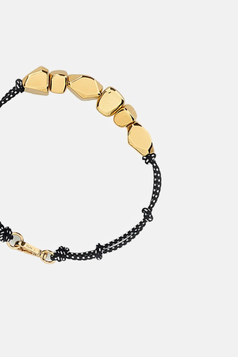 Plan C CORD NECKLACE WITH GOLDEN STONES outlook