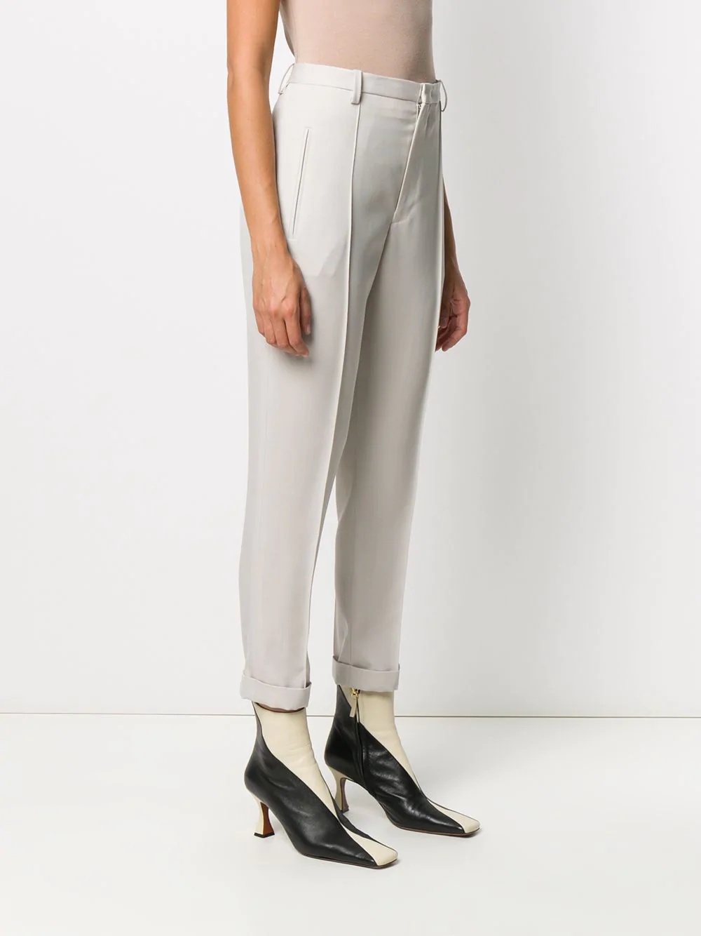 pressed crease trousers - 3