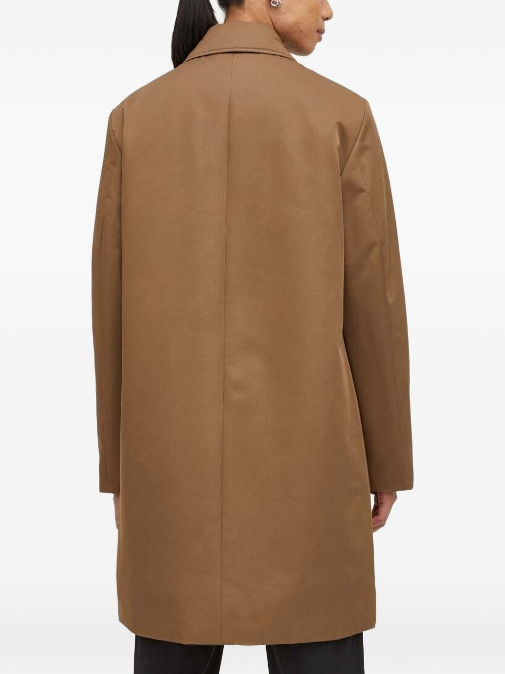 zip-front puffer coat - 2