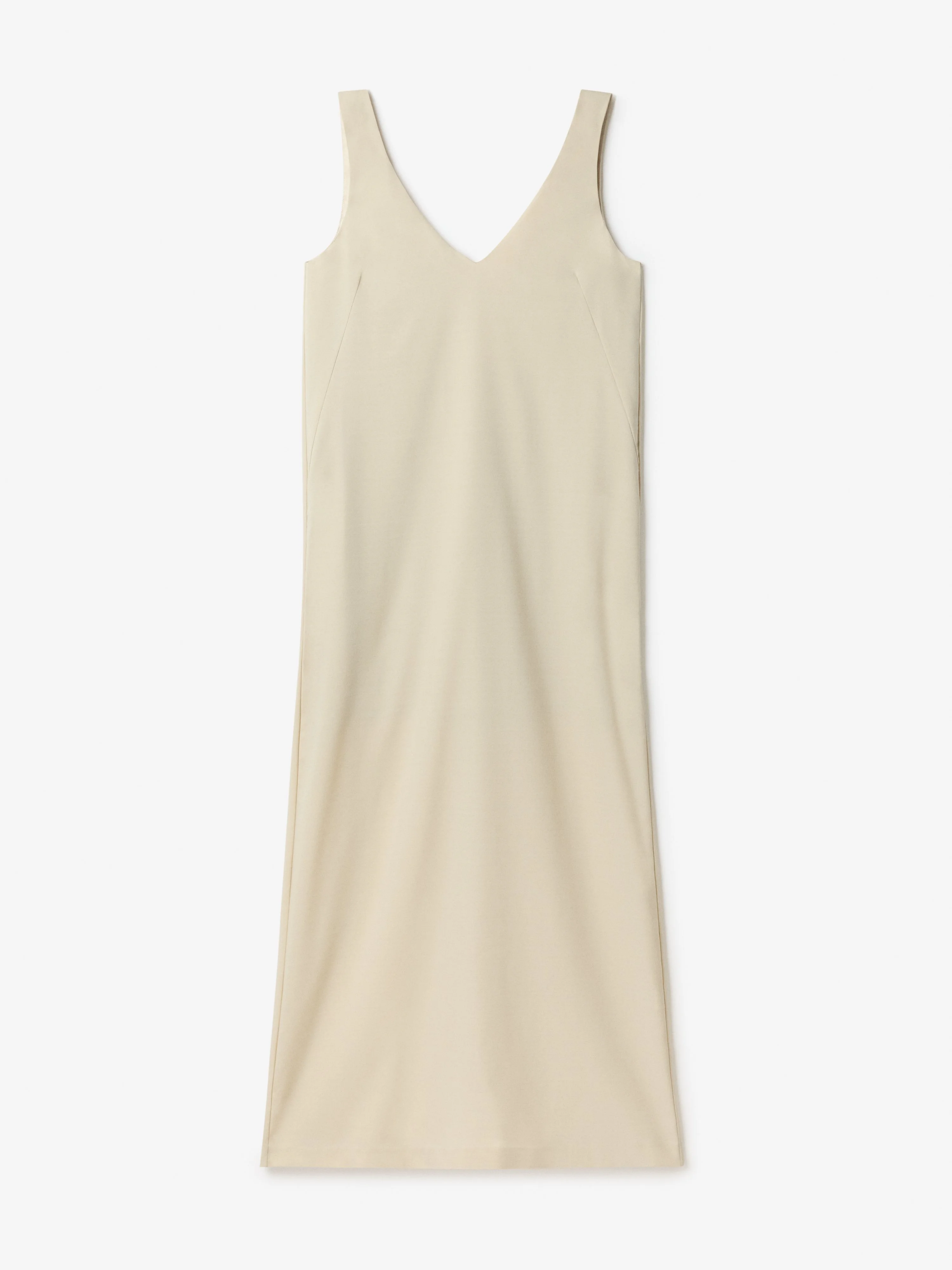Wool V-Back Dress - 1