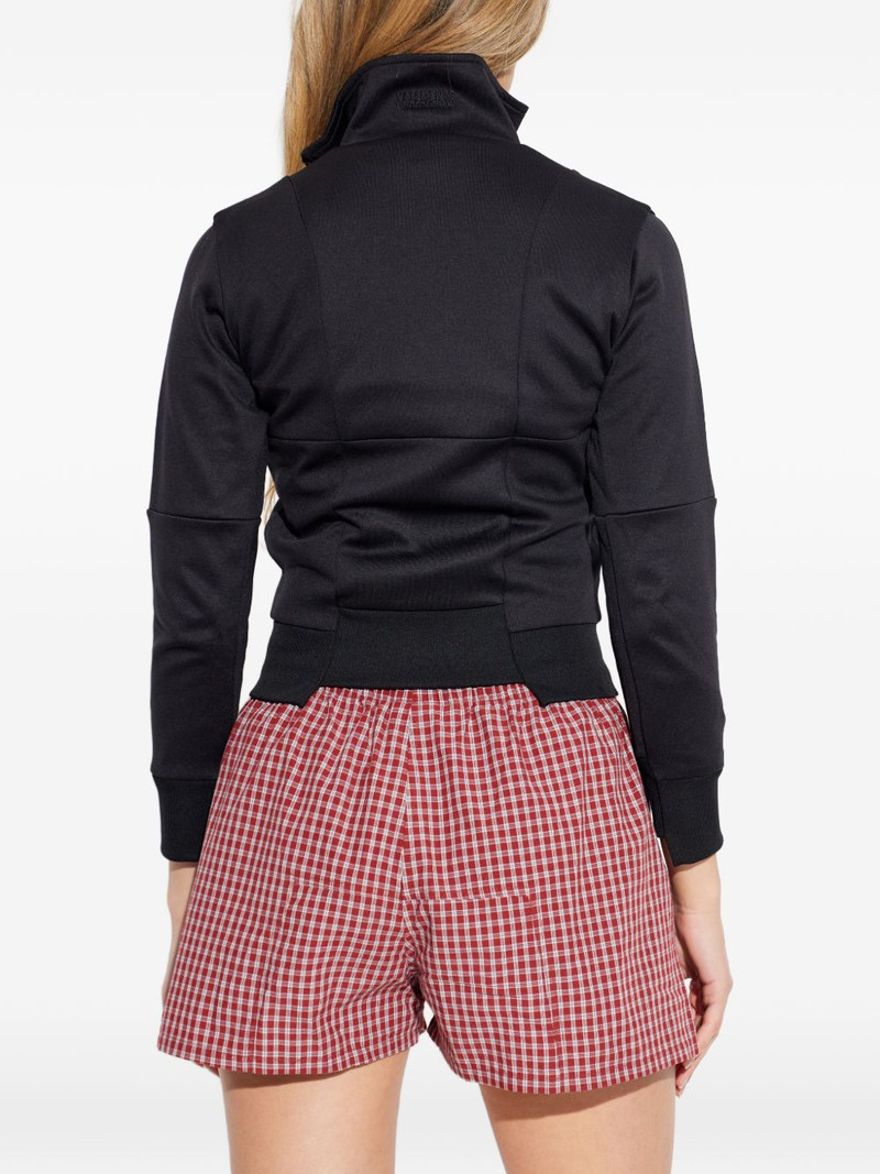 logo-detail zip-fastening sweatshirt 4