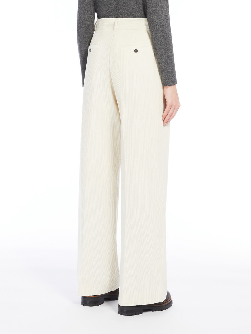 TANIA Wide-leg velvet trousers 4