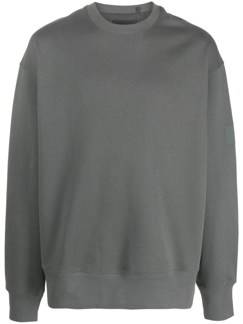 logo-print organic-cotton sweatshirt - 1