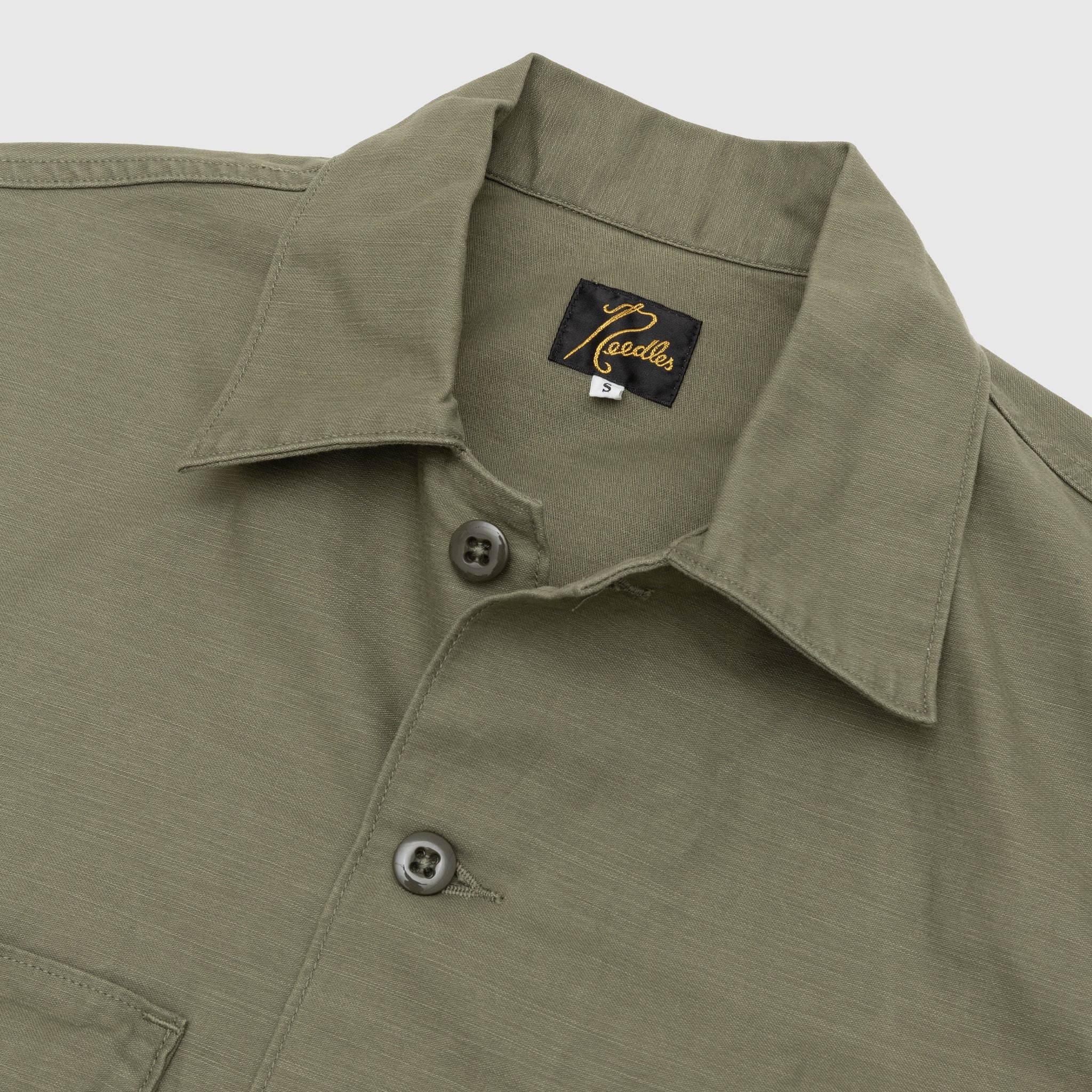 BACK SATEEN S/S FATIGUE SHIRT - 2