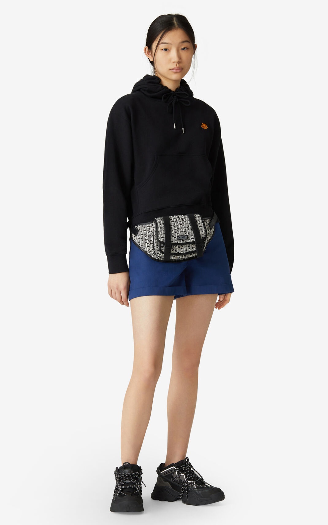 Tiger Crest boxy hooded sweatshirt - 3