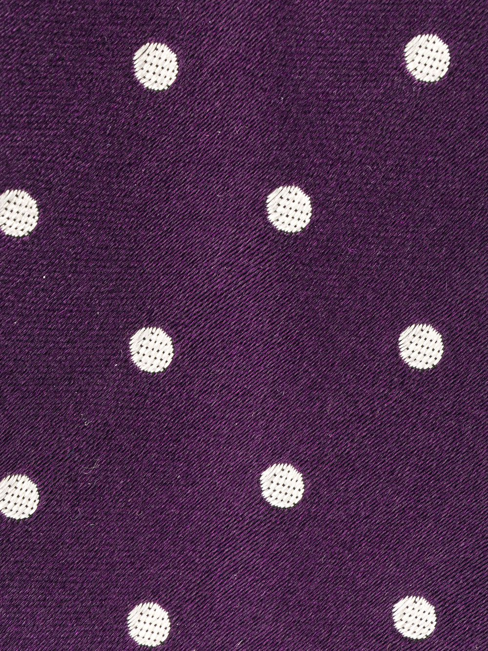 polka-dot silk tie - 2