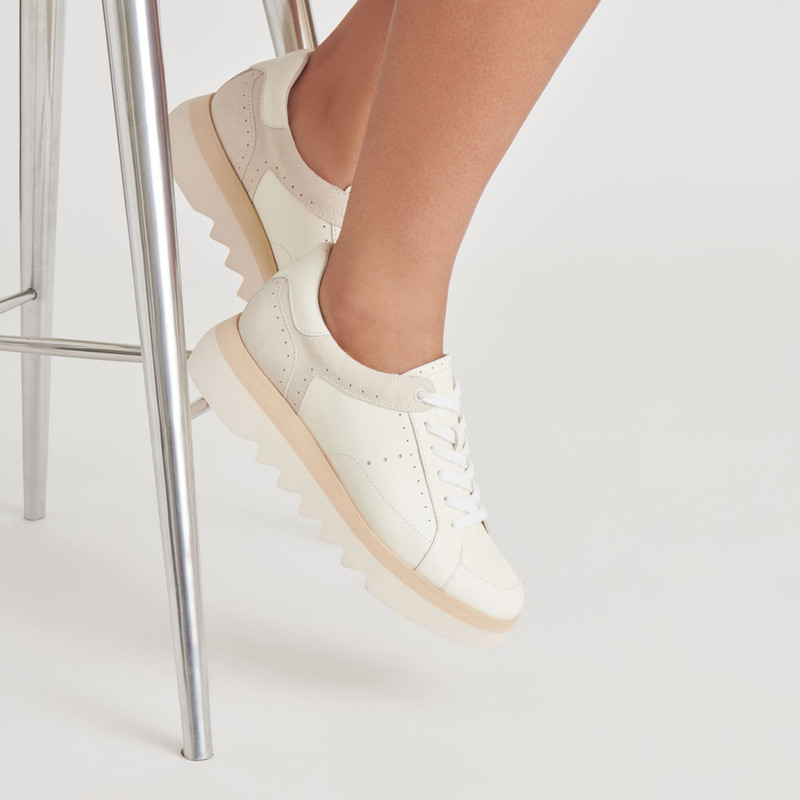 JORGIE SNEAKERS WHITE LEATHER 6