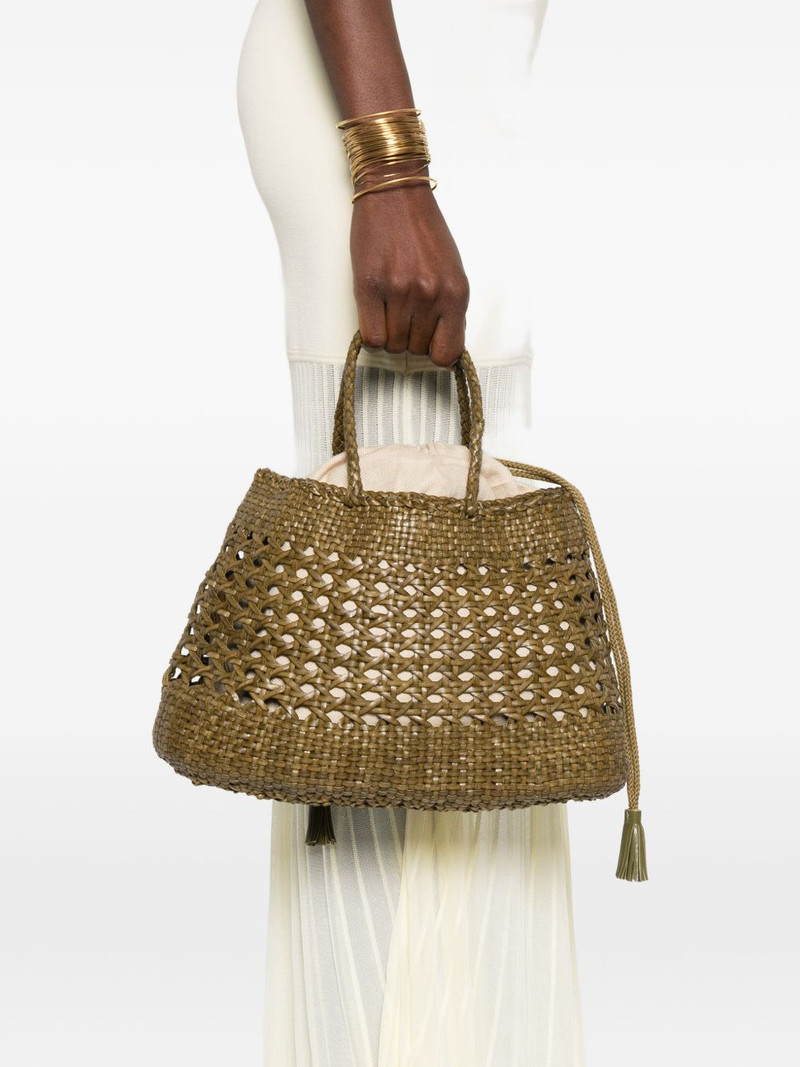 DRAGON DIFFUSION Santa Cano woven braided tote bag outlook