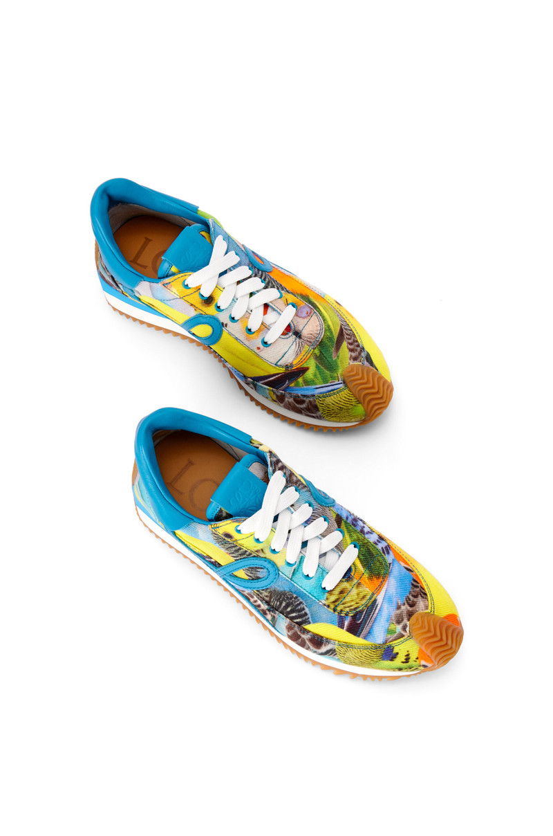 Flow runner in printed canvas 3