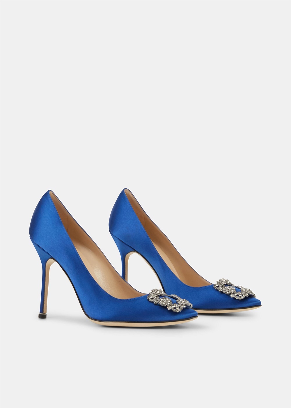 Blue Hangisi 105 Jewel Buckle Pumps - 2