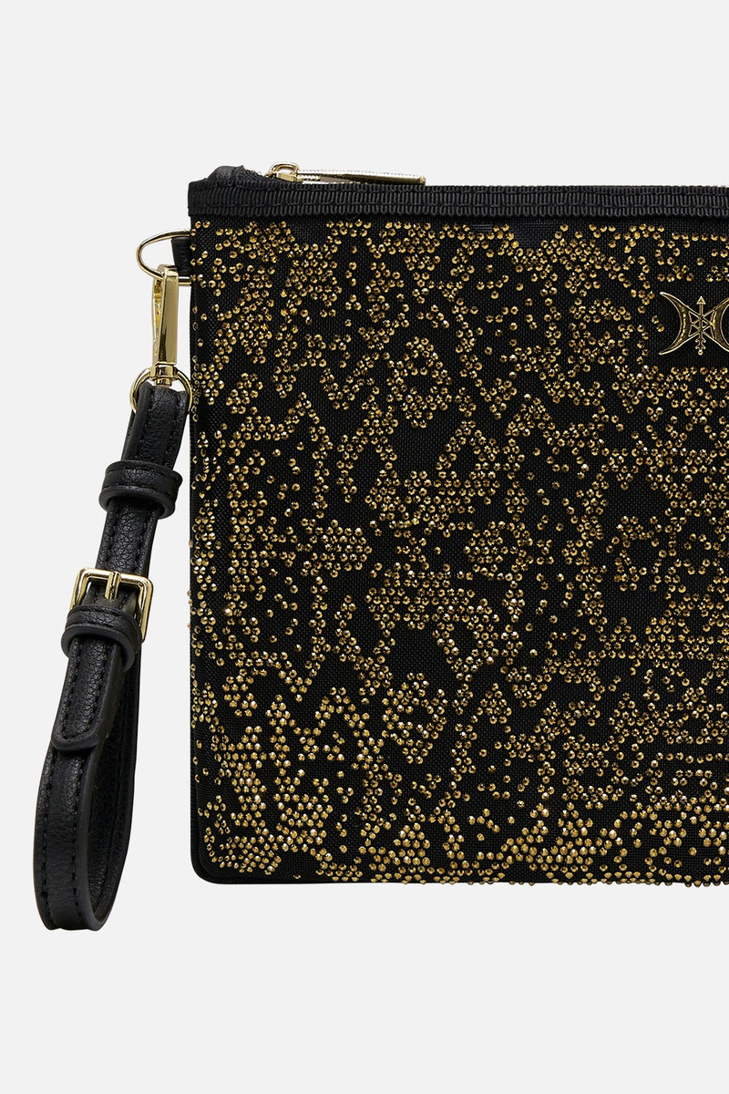 CAMILLA MESH ZIP TOP CLUTCH outlook