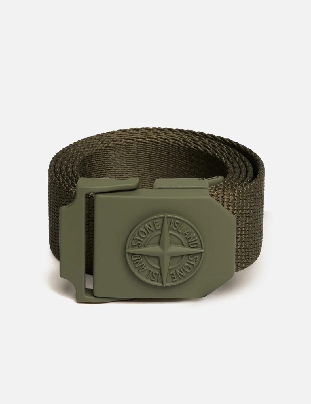 NYLON TAPE BELT WITH COMPASS LOGO BUCKLE - 1