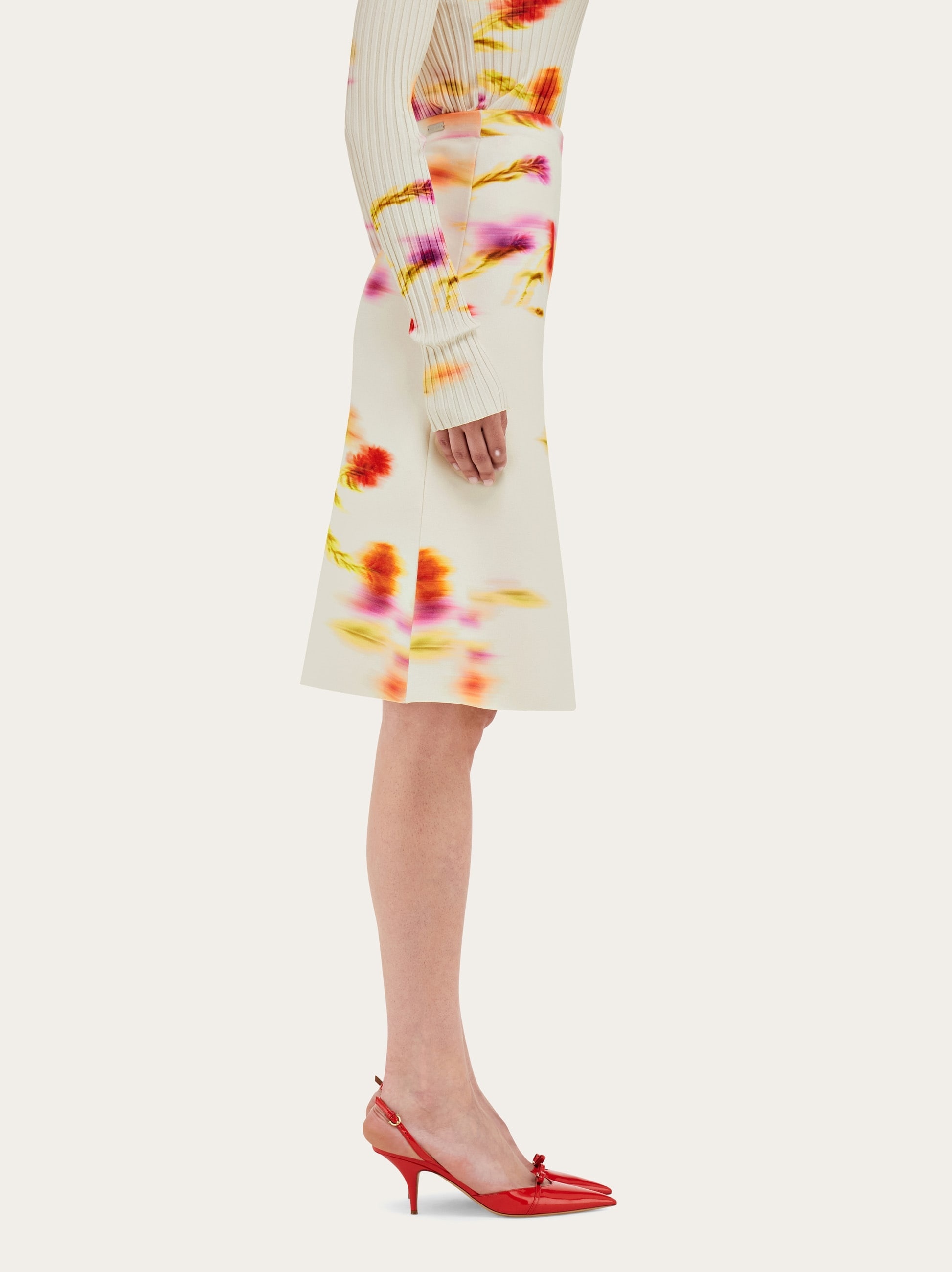 Blossom print skirt - 3