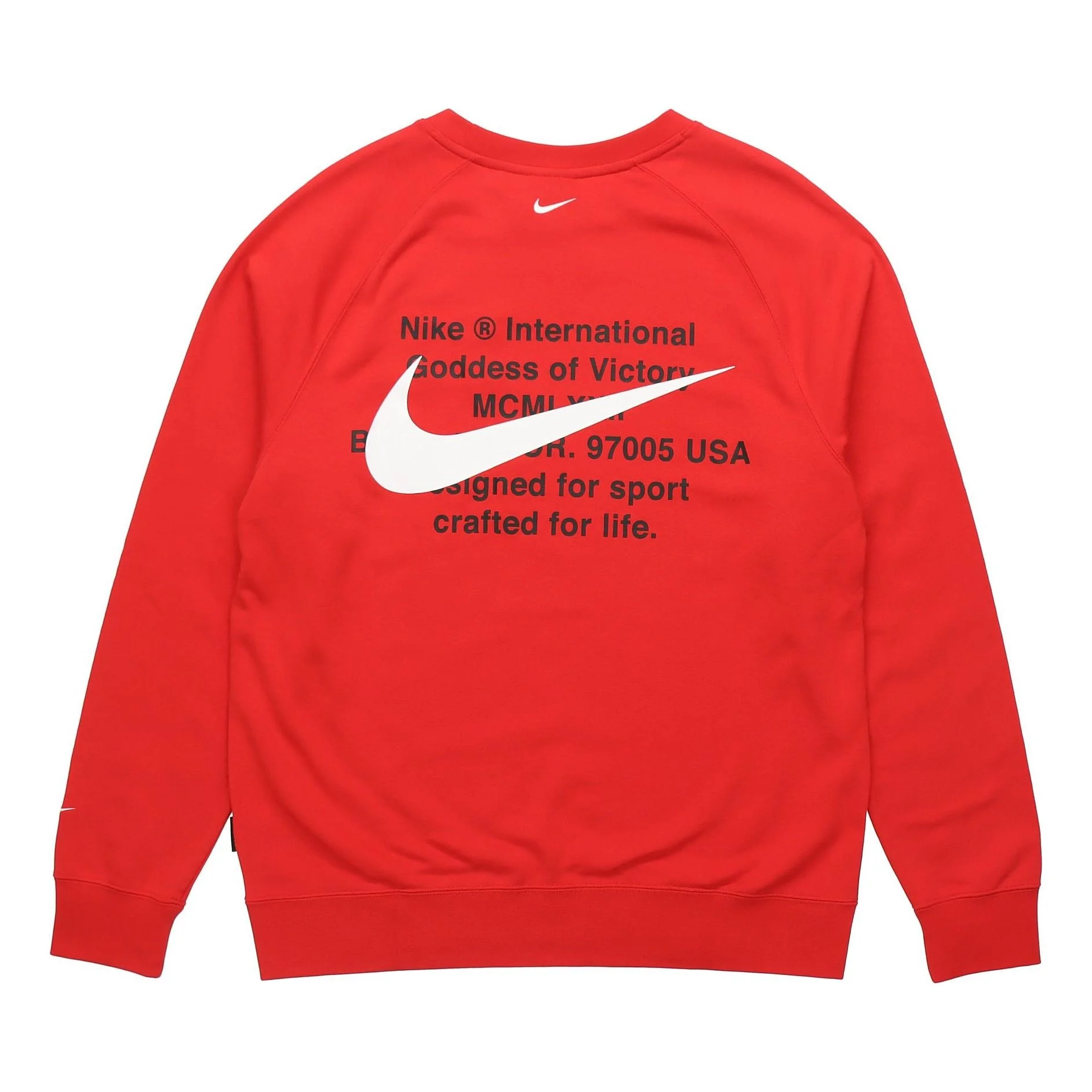 Nike AS Men's Nike Sportswear SWOOSH CRW FT University Red CJ4872-657 - 1