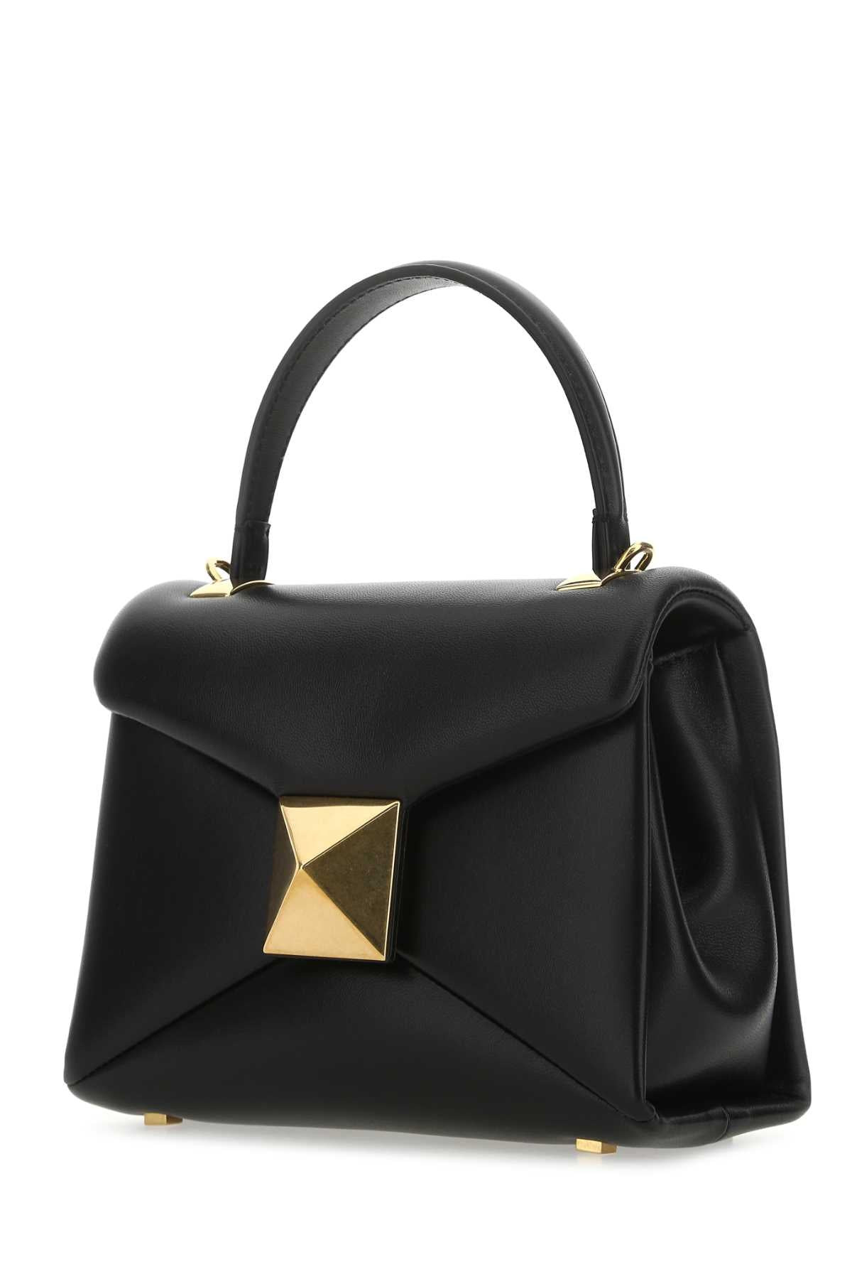 Valentino Garavani Women Black Nappa Leather Mini One Stud Handbag - 2