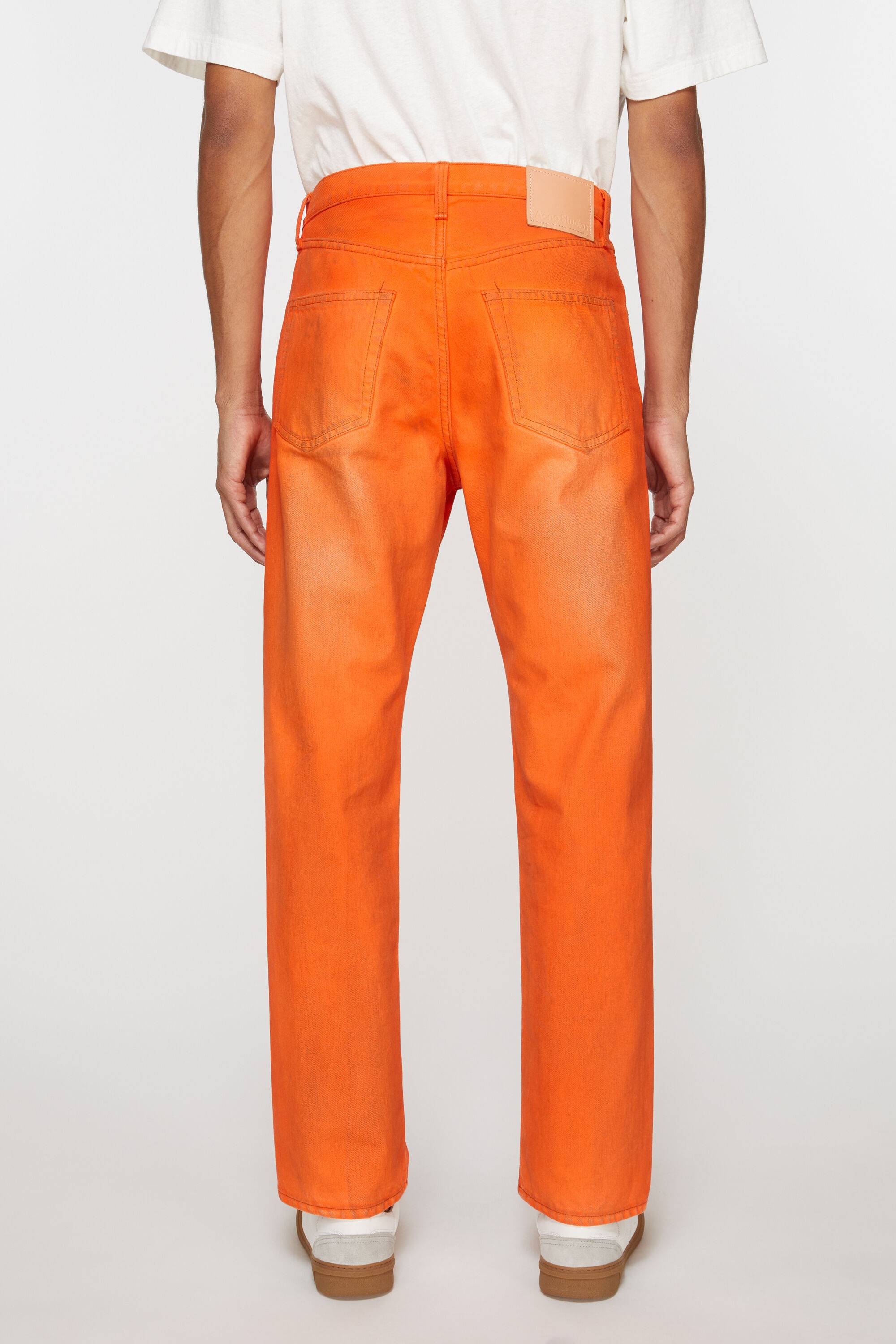 Relaxed fit jeans - 2003 - Neon orange - 4