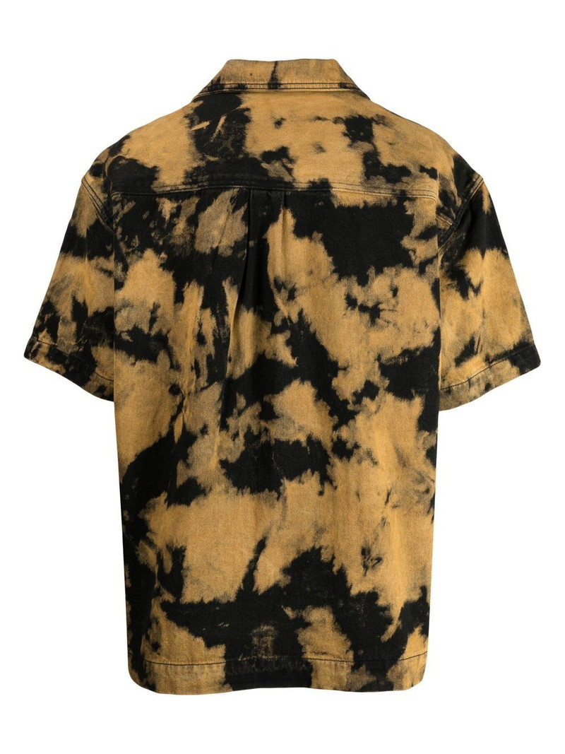 FENG CHEN WANG tie-dye short-sleeved shirt outlook