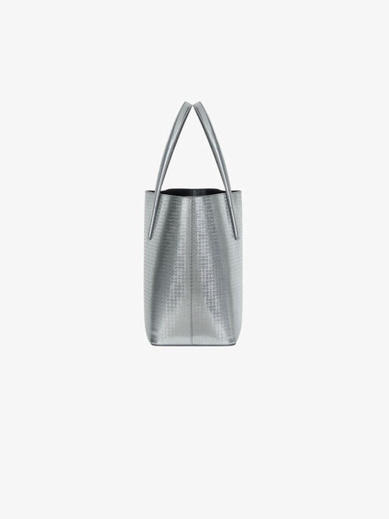 WING SHOPPING BAG IN 4G METALLIZED LEATHER 3
