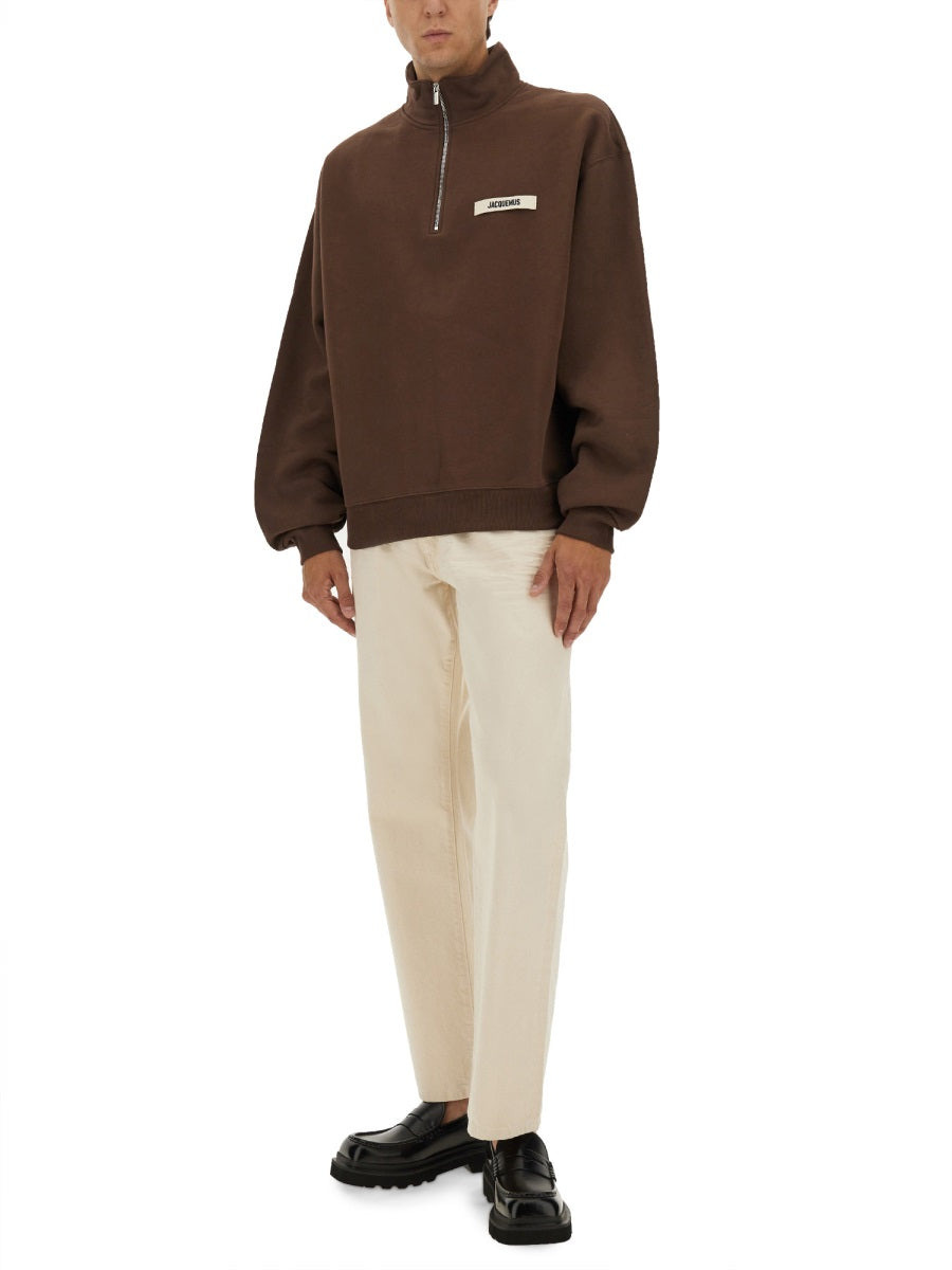 Grosgrain Sweatshirt With Turtleneck - 2