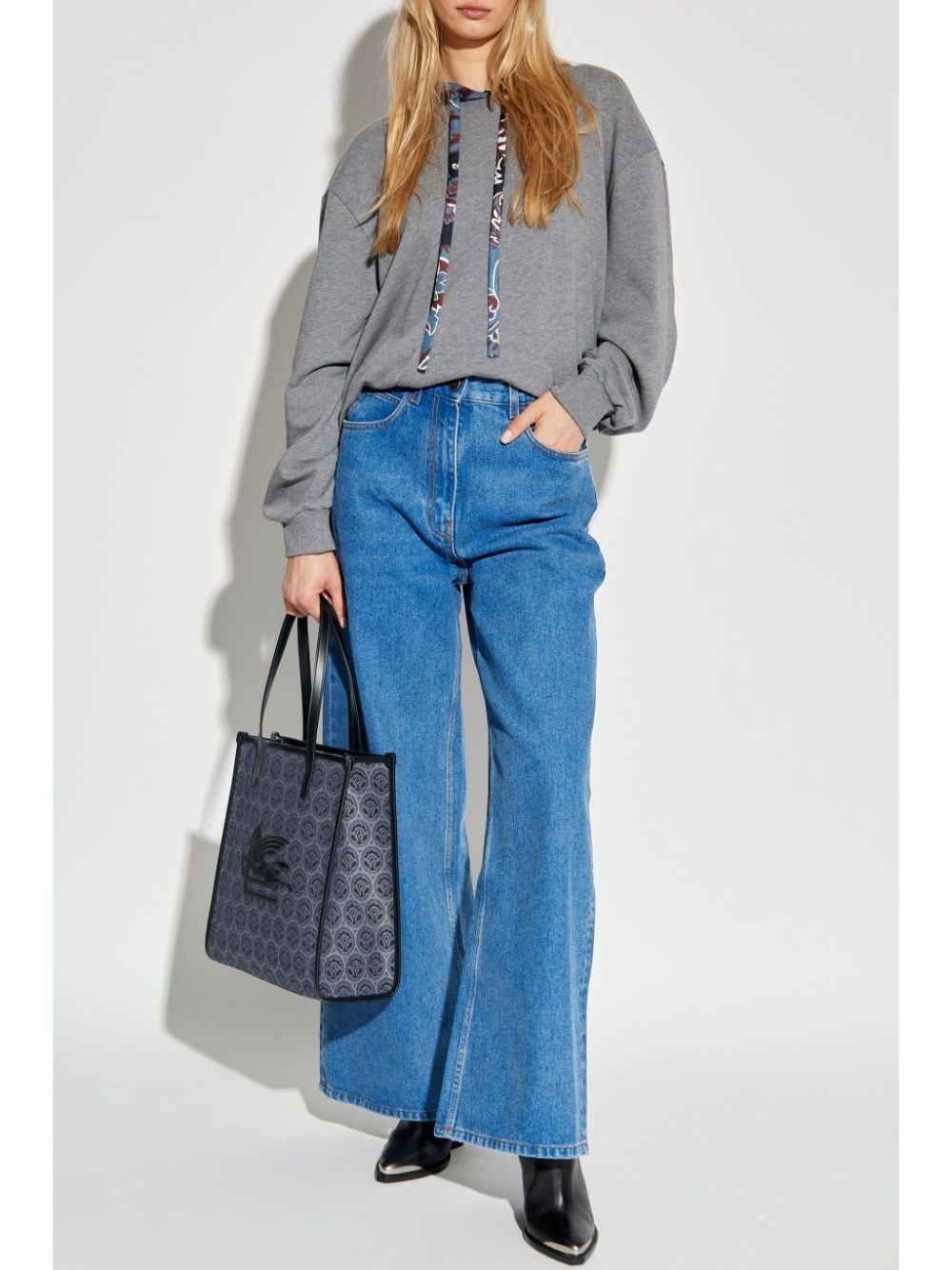 wide-leg high-rise jeans - 2
